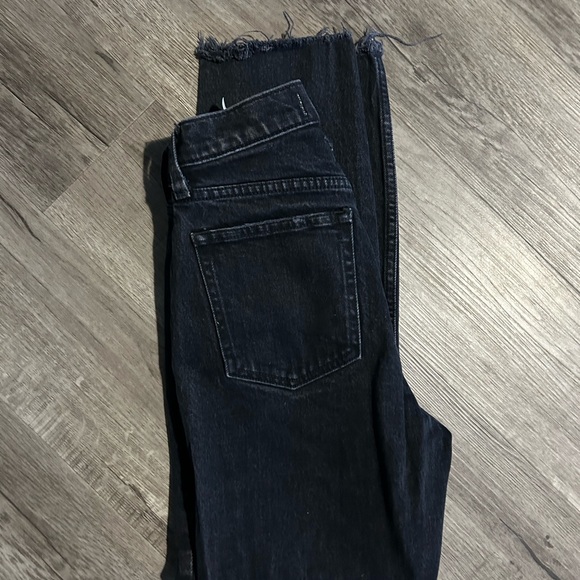 Abercrombie & Fitch The Mom High rise denim Black NWOT - Picture 3 of 3